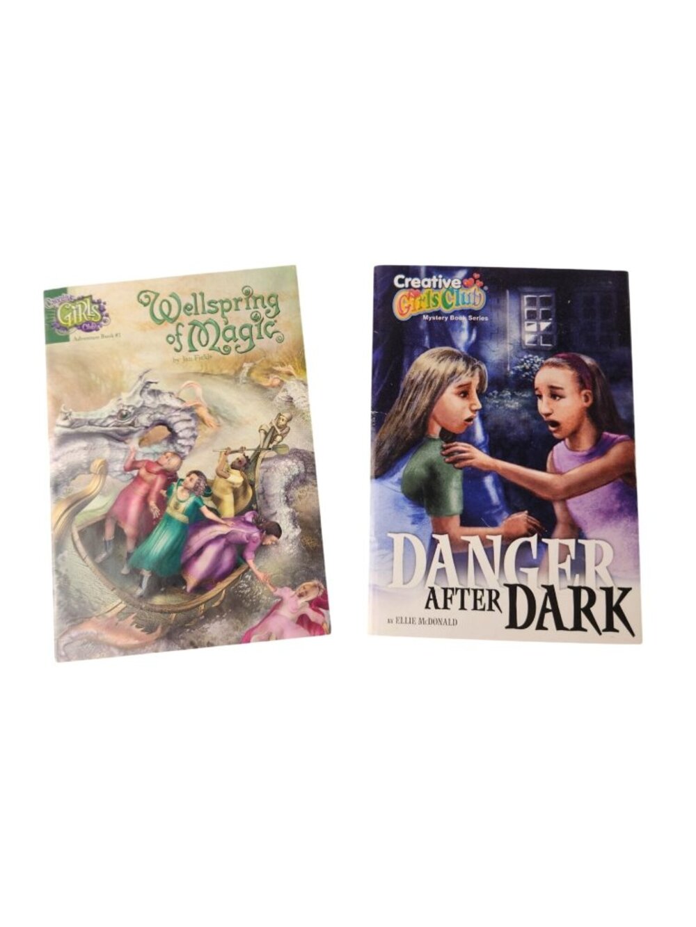 Creative Girls Club Books Set With Wellspring Of Magic & Danger After Dark